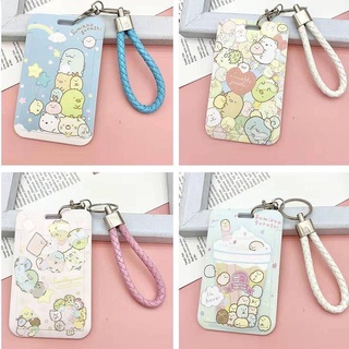 งระเป๋าใส่การ์ดซองใส่การ์ดหนังสำหรับใส่บัตรธนาคารบัตรรถบัส SUMIKKO GURASHI Kawaii Cute ID Card Holder Case Cartoon animal Business Bus Bank Credit Card Cover For Student Kids Women Badge Bag Gift