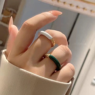 colored metal ring แหวนโลหะเคลือบสี