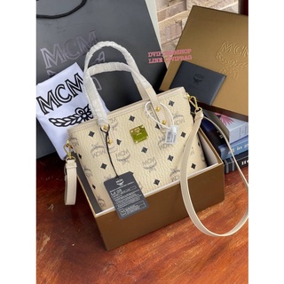 M CM  Visetos Studded Anya Mini Tote แท้ FACTORY OEM