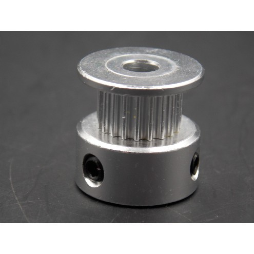 GT2 Timing Pulley 20 ฟัน อลูมิเนียม Bore 5mm เข็มขัด กว้าง 6mm