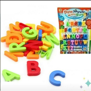 ของเล่นเด็กตัวอักษรแม่เหล็กแผงใหญ่A-Zและตัวเลขบวก-ลบ-คูณ-หาร
