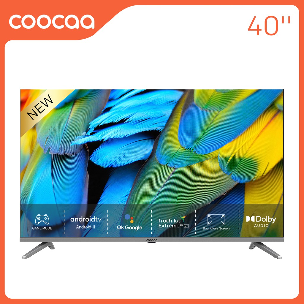 COOCAA 40S7G ทีวี 40 นิ้ว Android TV FHD รุ่น 40S7G Android 11.0