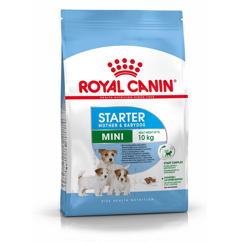 Royal canin Mini starter 8.5kg สำหรับแม่สุนัขพันธุ์เล็กตั้งท้อง-เลี้ยงลูก