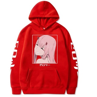 เสื้อกันหนาว เสื้อฮู้ดดี้ Zero Two Darling In The Franxx สําหรับผู้ชาย GT