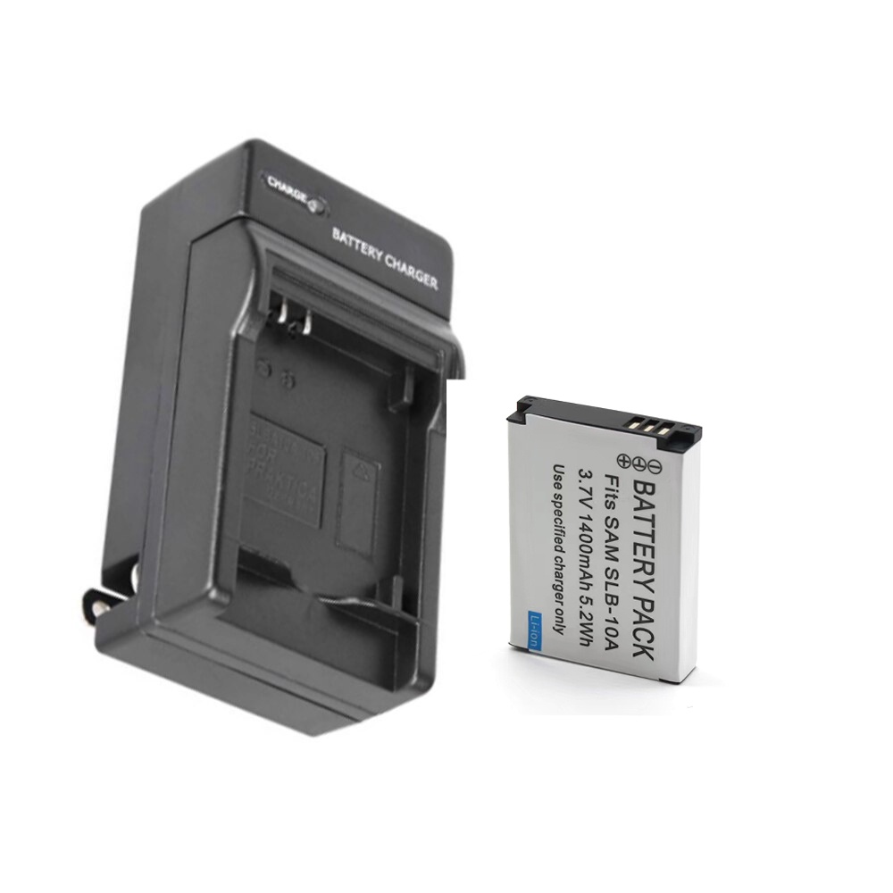 SLB10A SLB-10A แบตเตอรี่ + เครื่องชาร์จสําหรับ Samsung EX2F,L100,L110, L310W L313 ES50 ES55, HZ10W, 