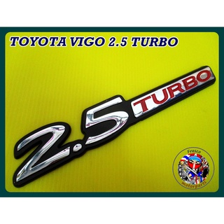 โลโก้ ตัวหนังสือ   -  With for TOYOTA VIGO 2.5 TURBO LOGO BADGE EMBLEM