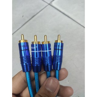 สายสัญญาณเสียง หัวท้าย ราคาขายเป็นคู่ มีหลายแบบ หลายความยาว