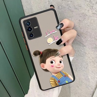 เคส Vivo V23 5G V25Pro V23e Y12S Y12A Y20I Y20SG เคสโทรศัพท์มือถือแบบแข็ง ใส ผิวด้าน กันกระแทก กันรอยกล้อง สําหรับ