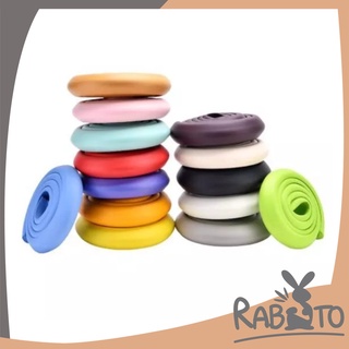 RABITO ฟองน้ำกันชน แบบม้วน ทรงL โฟมยางกันกระแทกเด็ก อย่างหนา 12 มิลลิเมตร ยาว 2 เมตร แถมฟรีเทปกาว V46