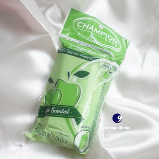 ถุงขยะกลิ่นแอปเปิ้ล 🍏 Championbags ขนาด18*20นิ้ว จำนวน30ใบราคาพิเศษ เหมาะสำหรับห้องนอน ห้องนั่งเล่น ออฟฟิศสำนักงาน