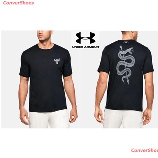 เสื้อยืดกีฬา T-shirt Under Armour UA Project Rock Snake SS Sports T-shirt