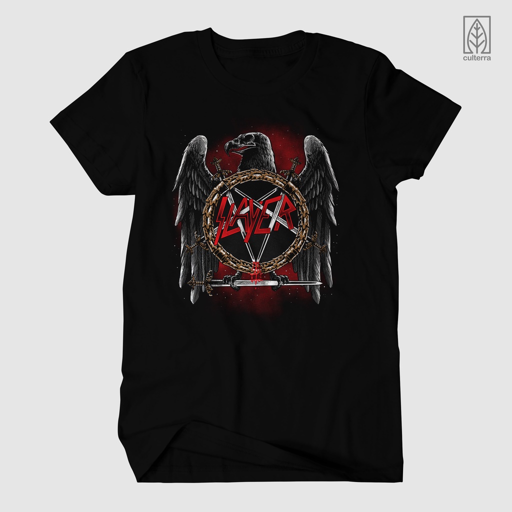 BAND T-SHIRT / SLAYER T-SHIRT / SLAYER THE FINAL / SLAYER BAND T-SHIRT / ROCK METAL MUSIC เสื้อยืด /