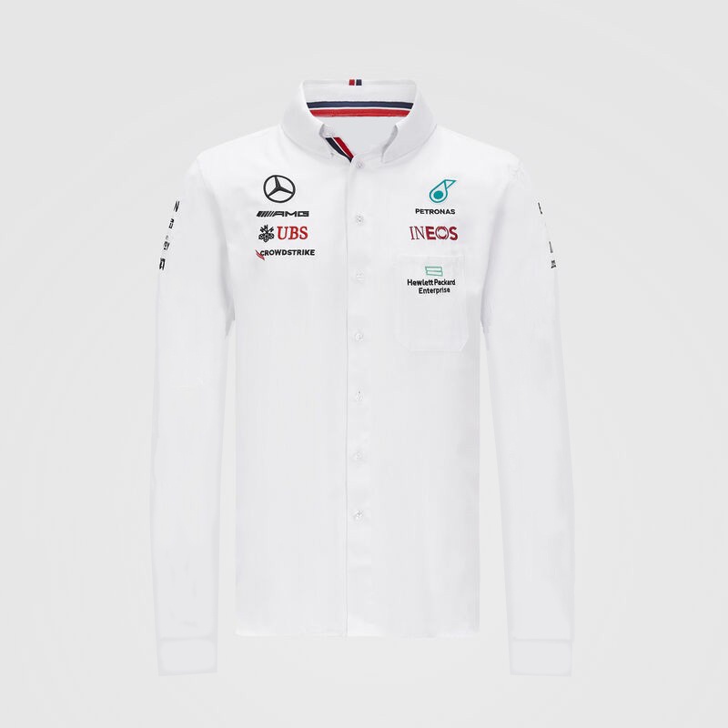Mercedes-AMG Petronas F1 Team Racing Suit Hamilton Bottas Long Sleeve Shirt Workwear