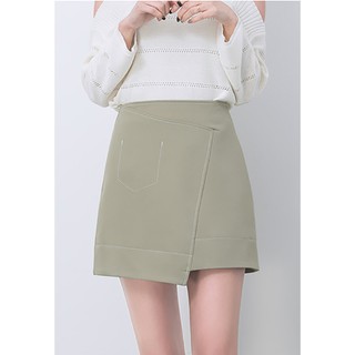 Mirror Dress กระโปรง Slim Skirt Asymmetric