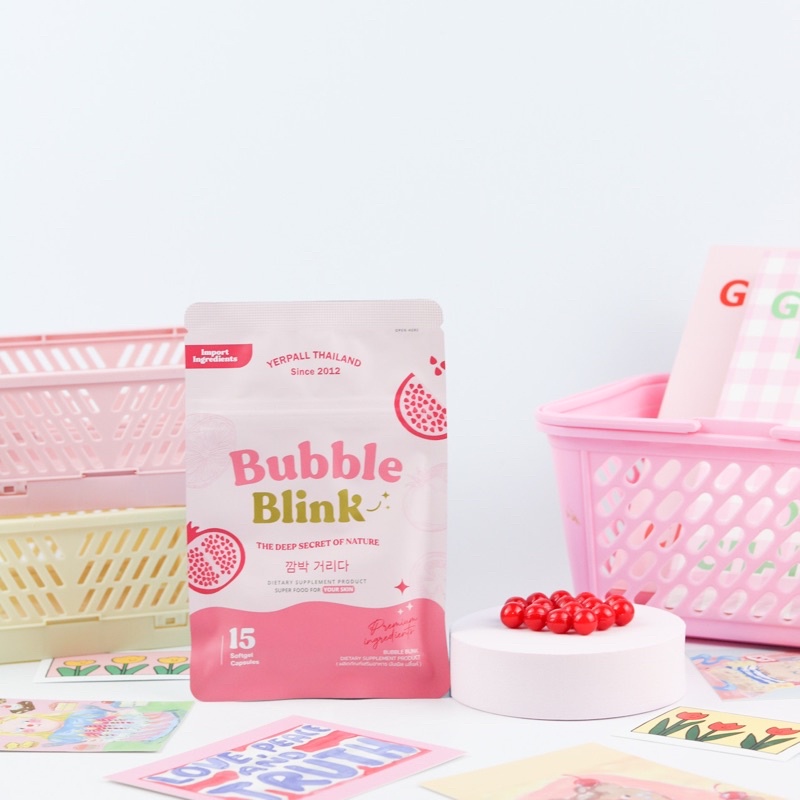 [ พร้อมส่ง ] Bubble Blink วิตามินแก้มใส :-)