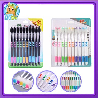 แปรงสีฟันบลัชมี รุ่น Soft ขนแปรงนุ่ม (แปรงสีฟัน,แปรงสีฟันขนนุ่ม,Brushme,Toothbrush) 10ด้าม รุ่น