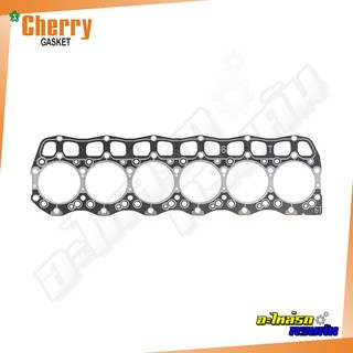 CHERRY ปะเก็นฝาไฟ MITSUBISHI FN516/7, FN526/7 เครื่อง 6D16-T (S0117F)