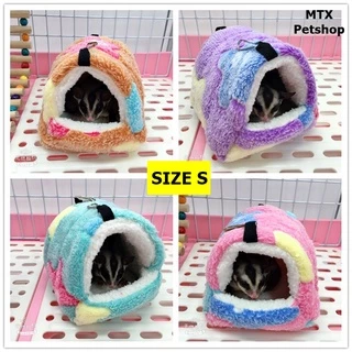 ที่นอน ทรงบ้าน // ที่นอนบ้านนกแก้ว, ชูก้า, สัตว์เล็ก (แบบแขวนกรง)