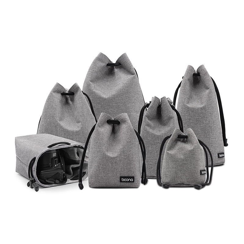 กล ้ อง DSLR กระเป ๋ าเลนส ์ เลนส ์ Drawstring กระเป ๋ ากล ้ องสําหรับ Nikon Canon Sony Olympus Fuji Lycra เลนส ์ กระเป ๋ าถ ่ ายภาพสําหรับกล ้ องเครื ่ องสําอางอุปกรณ ์ อิเล ็ กทรอนิกส ์