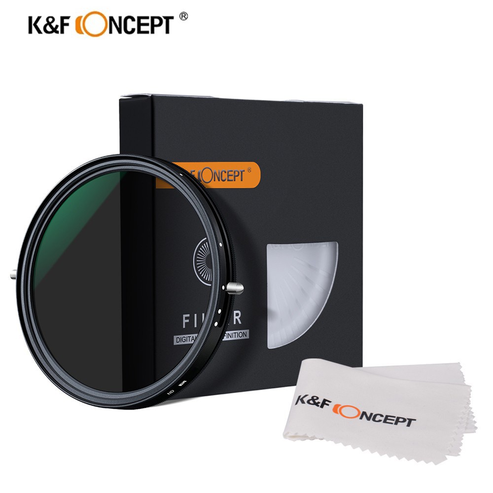 K&F Concept 37/40.5/49/52/55/58/62/67/72/77/82/86/95mm Variable Fader ND2-ND32 ND Filter และ CPL Cir