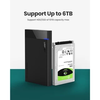 UGREEN รุ่น 30848 กล่องใส่ฮาร์ดดิสExternal Hard Drive Enclosure Adapter USB3.0 to SATA Hard Disk Case
