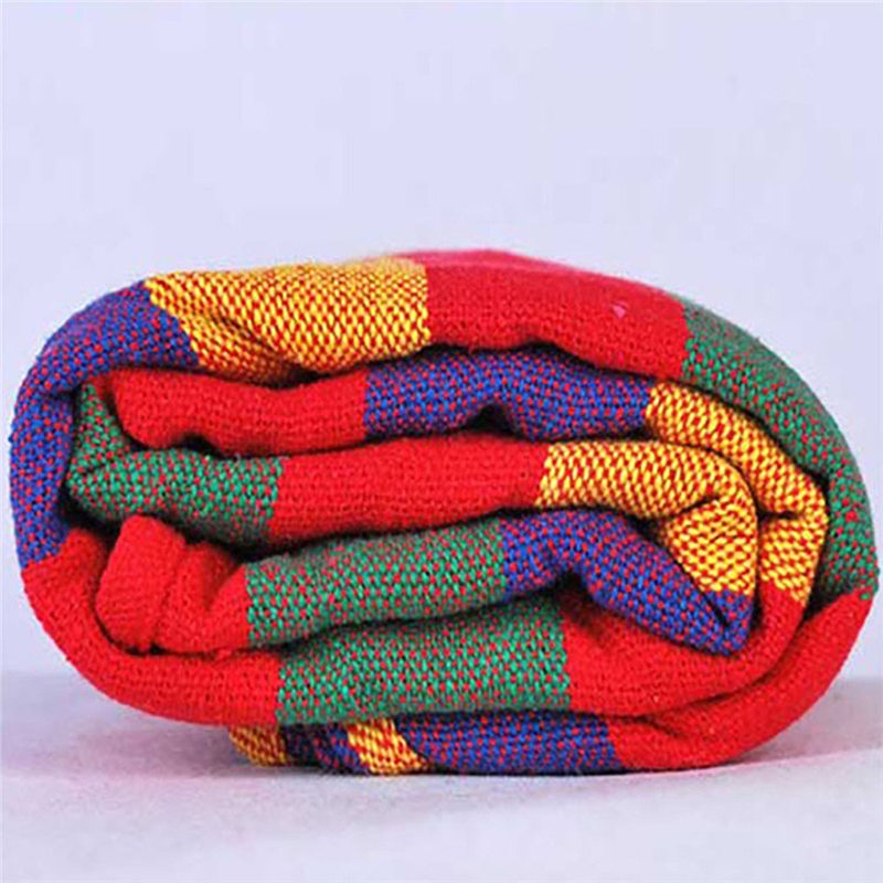 เปลญวน เปลญวนผู้ใหญ่ เปลญวนผ้าใบแบบพกพา เปลเดินป่า【แถมฟรีกระเป๋าและเชือก】185X80CM/185X100CM/200X100CM - รูปที่ 6