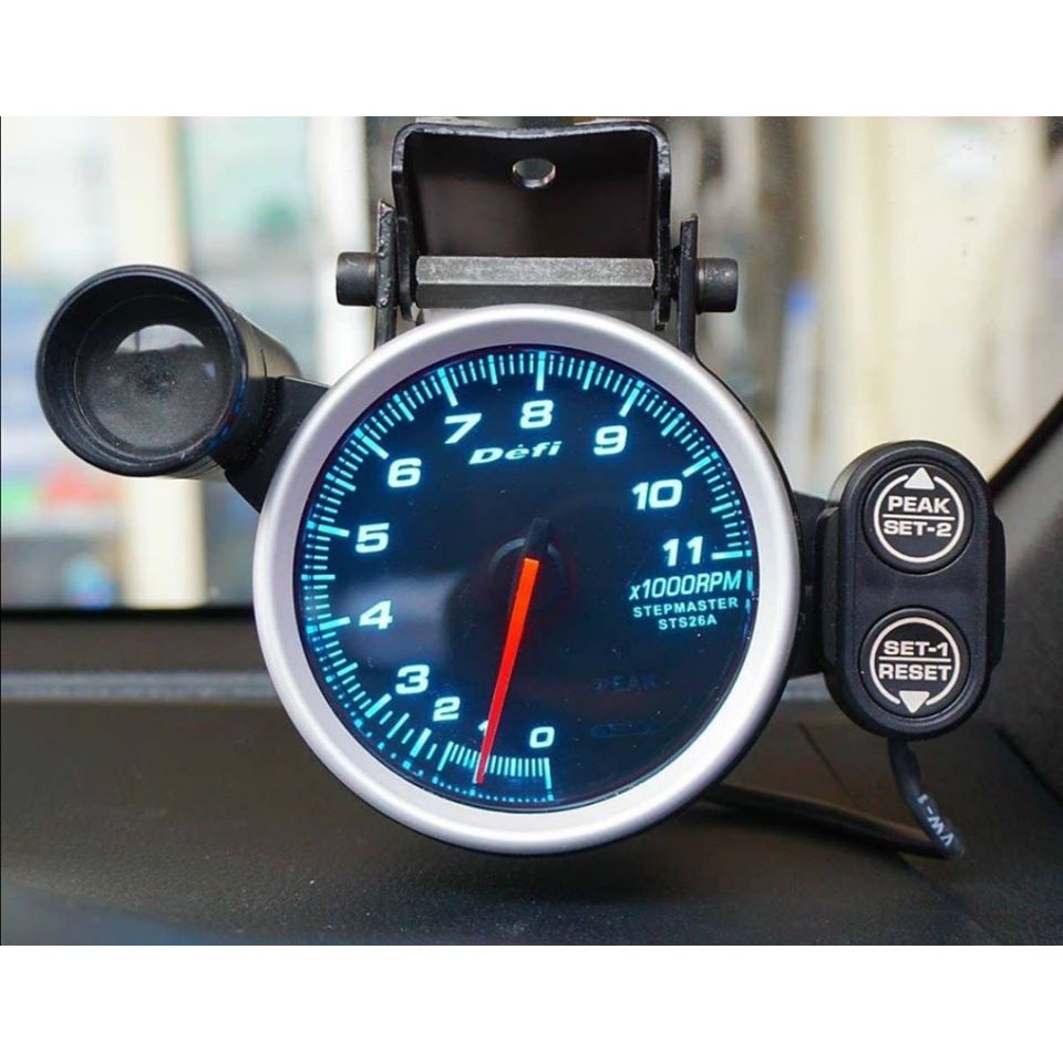 เกจ์วัดรอบ วัดรอบ gauge rpm defi 128 สี