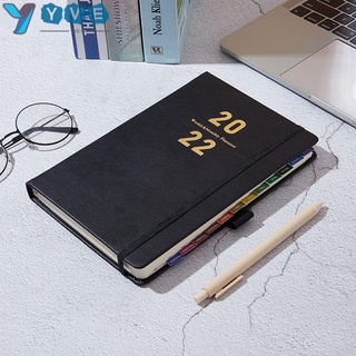 YVETTE 2022 Notebook Business Calendar Schedule Book Office New 365 Days Creativity Diary Planner/Multicolor