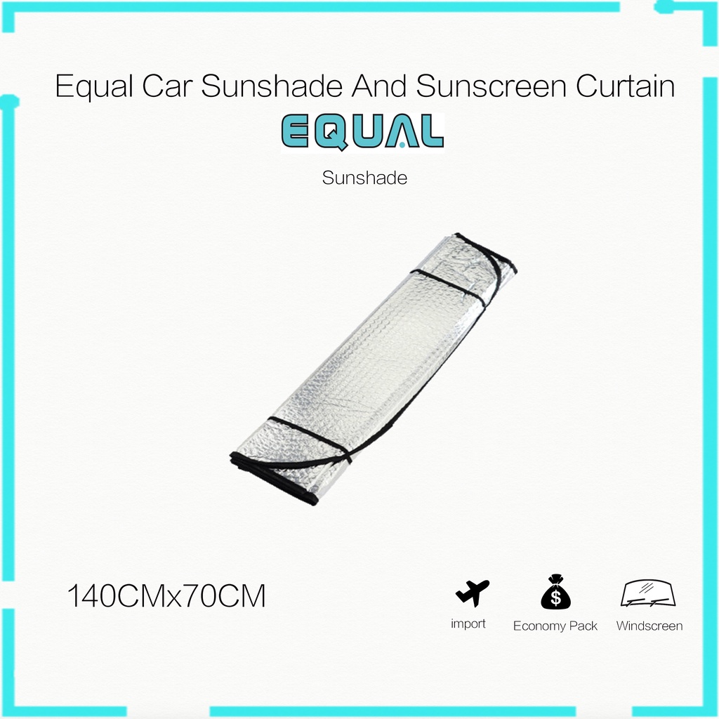 Equal ม่านบังแดดรถยนต์และม่านกันแดด/ม่านกันแดด Equal 140CMx70CM