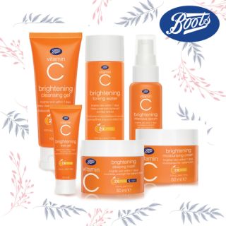 💥ลด24ชั่วโมง 🍊 วิตามินซี สูตรใหม่ Boots Vitamin C ครบทั้งเซต วิตซี BOOTS Tooner Cleaning Eyegel Serum Day Night Cream