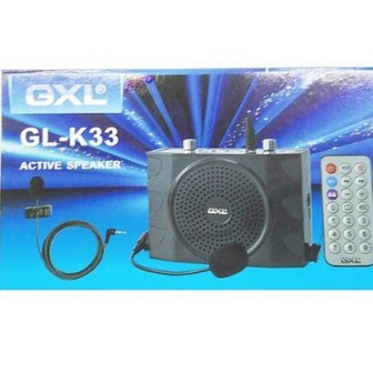 ลำโพงพกพา พร้อมไมค์ GXL รุ่น GL-K33