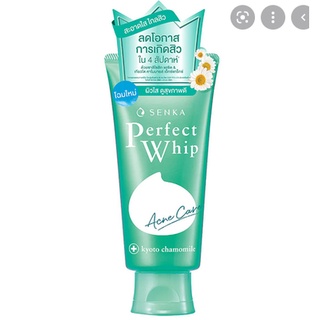 Senka Perfect Whip Acne Care 100g วิปโฟมล้างหน้า เนื้อโฟมหนาแน่น เนียนนุ่ม