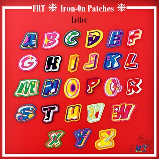 ☸ Colorful Letter Patch ☸ 1Pc Diy Sew On Iron On Patch Apparel Applique