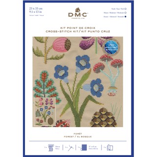 DMC ชุดปักครอสติส พร้อมอุปกรณ์ครบ-Botanical Forest BK1934