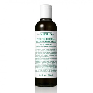 Kiehls Cucumber Herbal Alcohol-Free Toner 250ml , 500ml ป้ายคิง โทนเนอร์สูตรแตงกวา