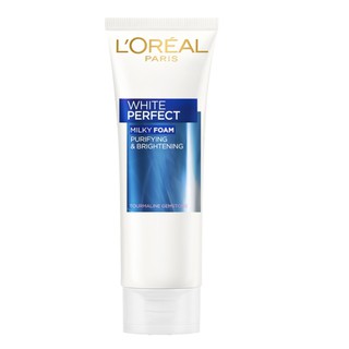 LOreal ลอรีอัล ปารีส ไวท์ เพอร์เฟ็คท์ มิลค์กี้ โฟม 100 มล.