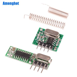 (Amonghot) โมดูลรับส่งสัญญาณ Rf 433Mhz Superheterodyne