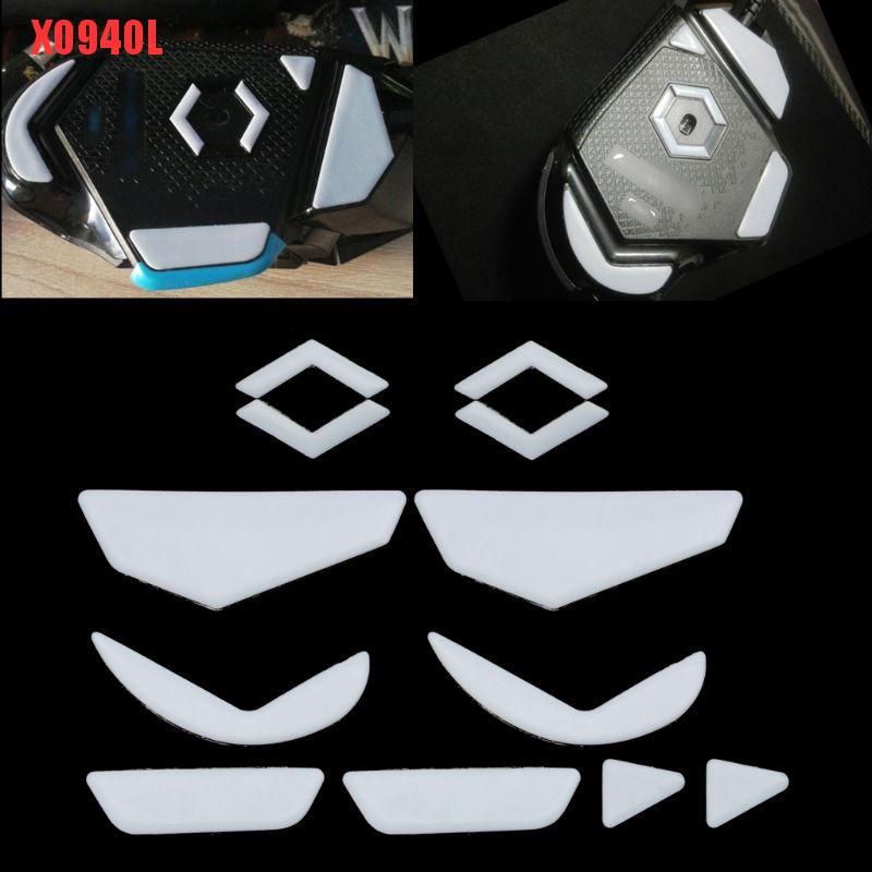 Xo94ol แผ่นรองเมาส์ ทรงโค้ง สีขาว สําหรับเมาส์ G502 1 ชุด
