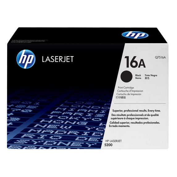 Original HP Q7516A (16A) LaserJet 5200 5200dtn 5200L 5200tn หมึกของแท้ รับประกันสินค้าโดย HP Thailan