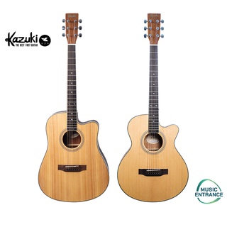 Kazuki SD TS LITE 41C 40C Top Solid Acoustic Guitar กีต้าร์โปร่ง คาซูกิ หน้าไม้แท้ ขนาด 41 40 นิ้ว คอเว้า สี Natural