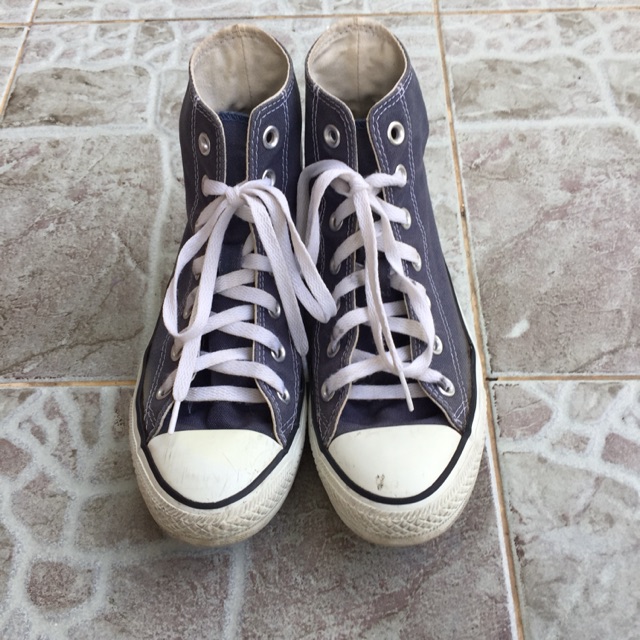 converse all star สีกรม หุ้มข้อ size4.5 uk(37-38)