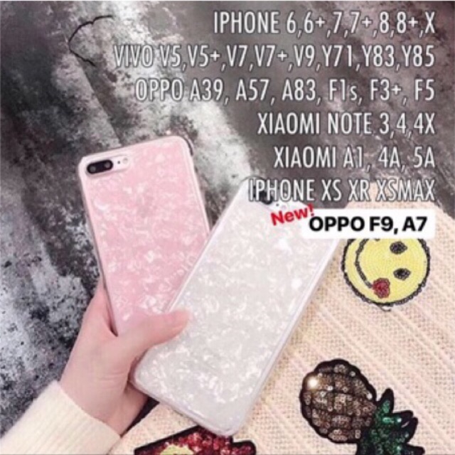 เคสหินอ่อน Xiaomi Oppo Vivo Iphone F5 F9 A39 A57 A71 A83 Redmi 4x 4a A1 A5s V7 V9 V5 V7+ Y71 Y81 a7