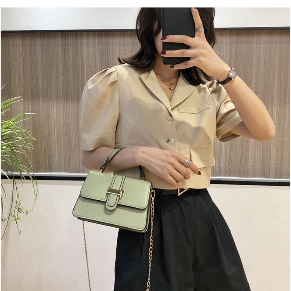 💖กระเป๋าสะพายข้างสไตล์เกาหลีเทรนด์ใหม่ครบทุกสไตล์ความเรียบง่ายกระเป๋าสะพายกระเป๋าแฟชั่น - รูปที่ 4