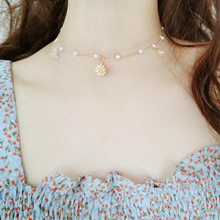 🌼*¤ สร้อยคอมินิมอลเดซี่ • Minimal Daisy Necklace