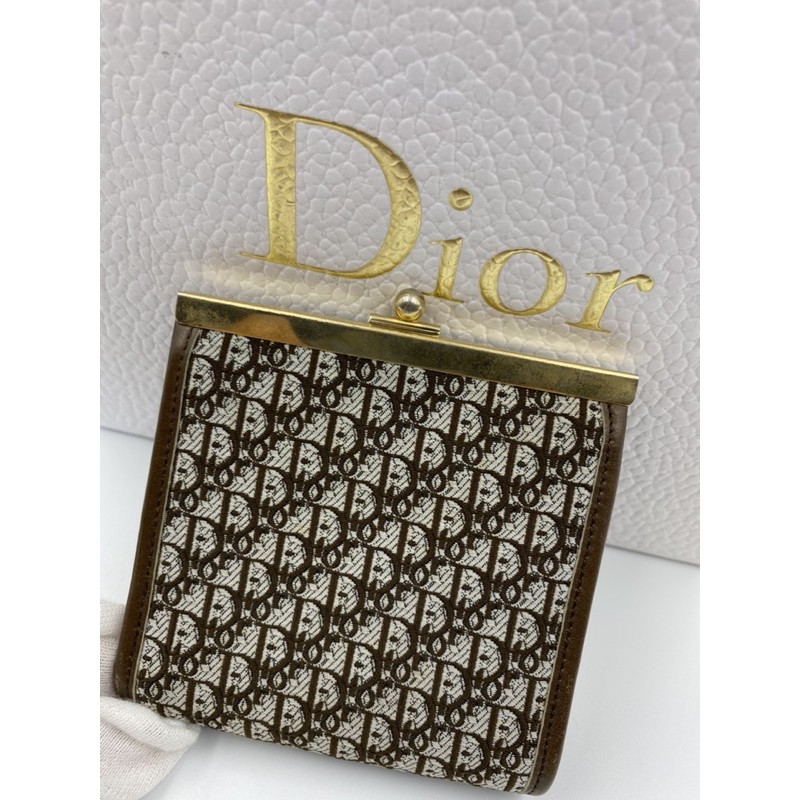 Christian Dior กระเป๋าใส่เหรียญมือสองแท้