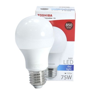 TOSHIBA หลอด LED A60 9W Toshiba เดย์ไลท์