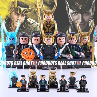 Loki ฟิกเกอร์ Avengers Gungnir Sword of Truth Marvel ขนาดเล็ก ของเล่นเสริมการเรียนรู้เด็ก WM6118