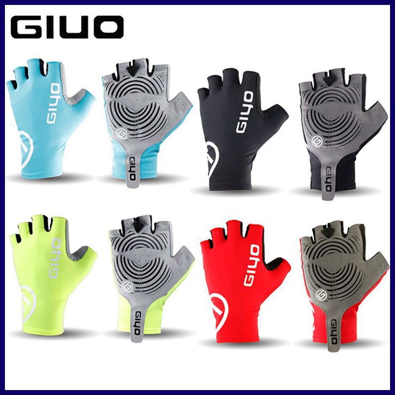 ถุงมือแอร์โร่ว์ ยี่ห้อ GIYO  ถุงมือปั่นจักรยาน ผ้านุ่ม เจลหนา