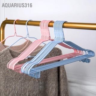 Aquarius316 ไม้แขวนเสื้อ กันลื่น ไร้รอยต่อ สําหรับบ้าน หอพัก 10 ชิ้น