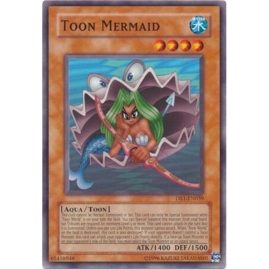การ์ด Yugioh: Toon Mermaid - DB1-EN039